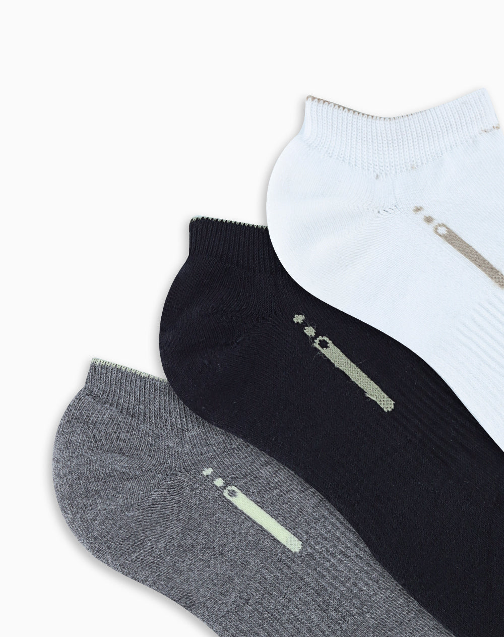 Medias deportivas hombre tobillera corta pack x3 surtido