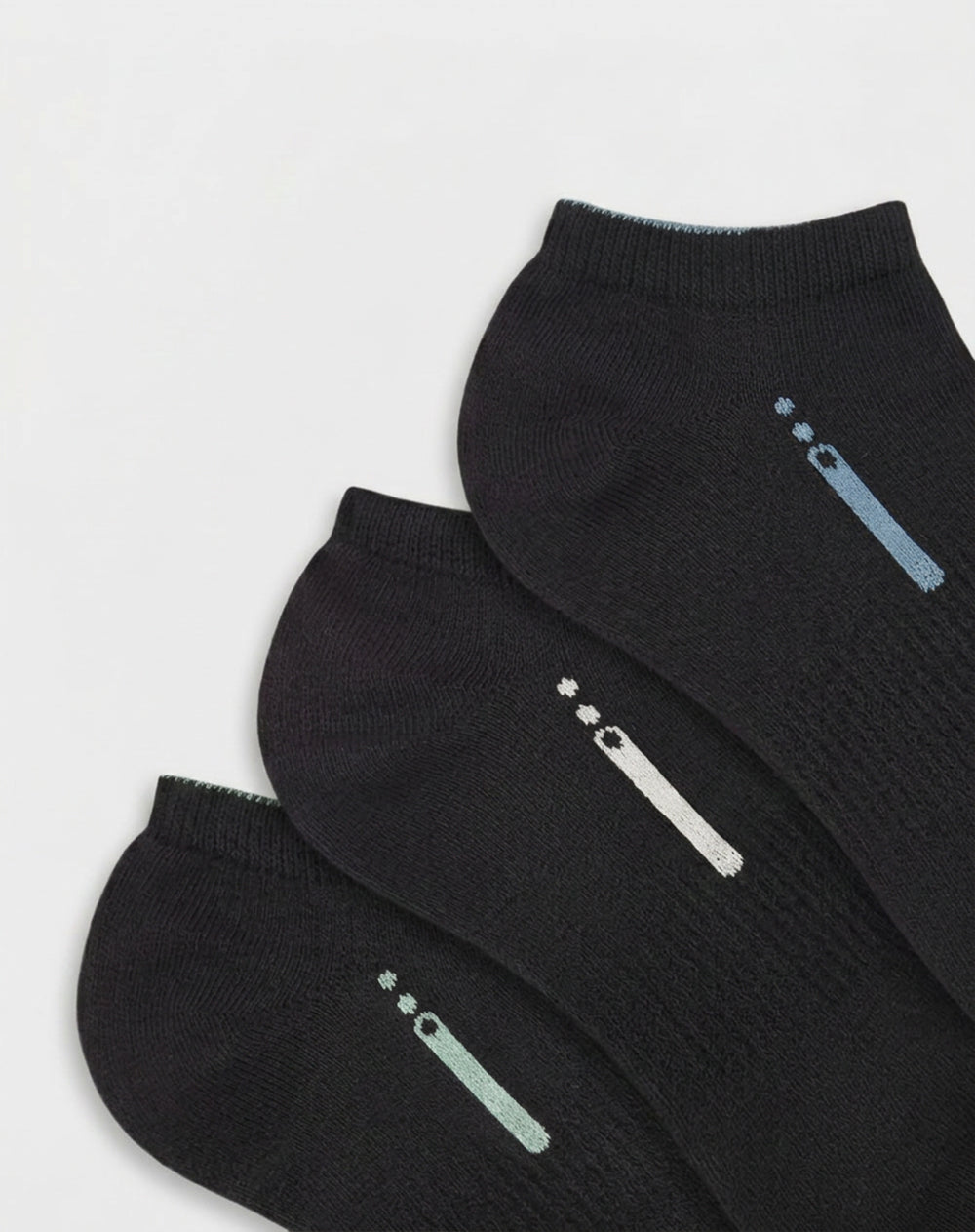 Medias deportivas hombre tobilleras cortas acolchadas pack x3 surtido