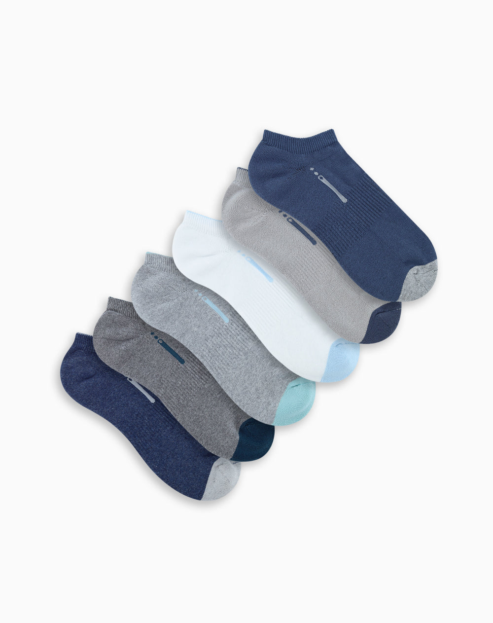 Medias deportivas hombre tobillera corta pack x6 surtido