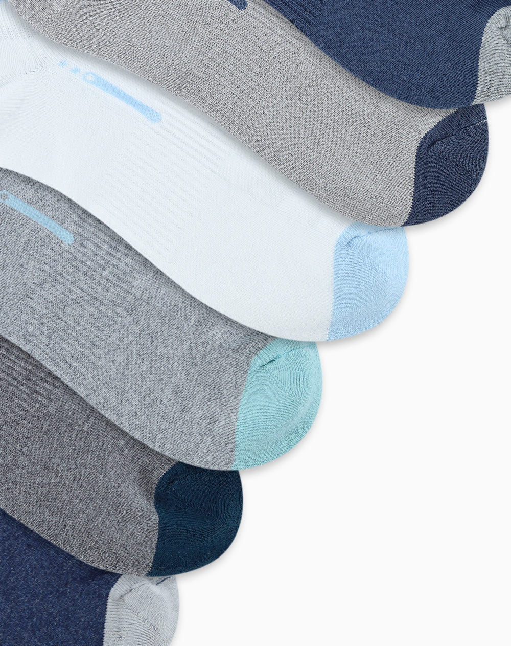 Medias deportivas hombre tobillera corta pack x6 surtido