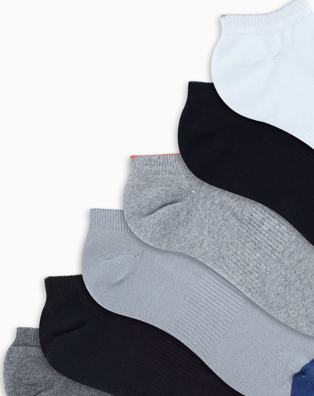 Medias deportivas hombre tobillera corta pack x6 surtido