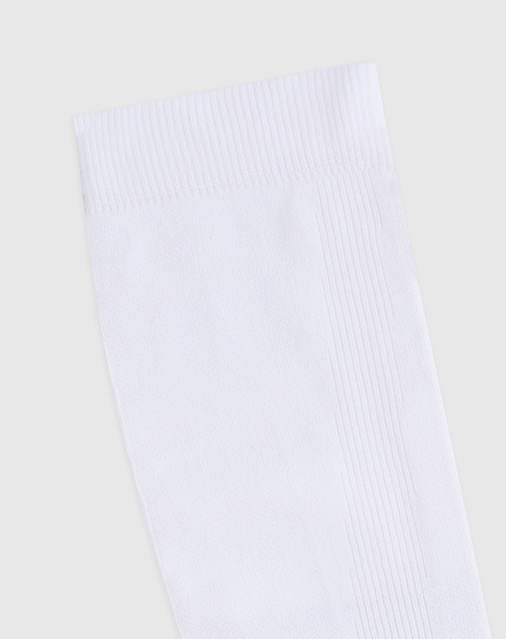 Medias deportivas para hombre extra largas microfibra blancas