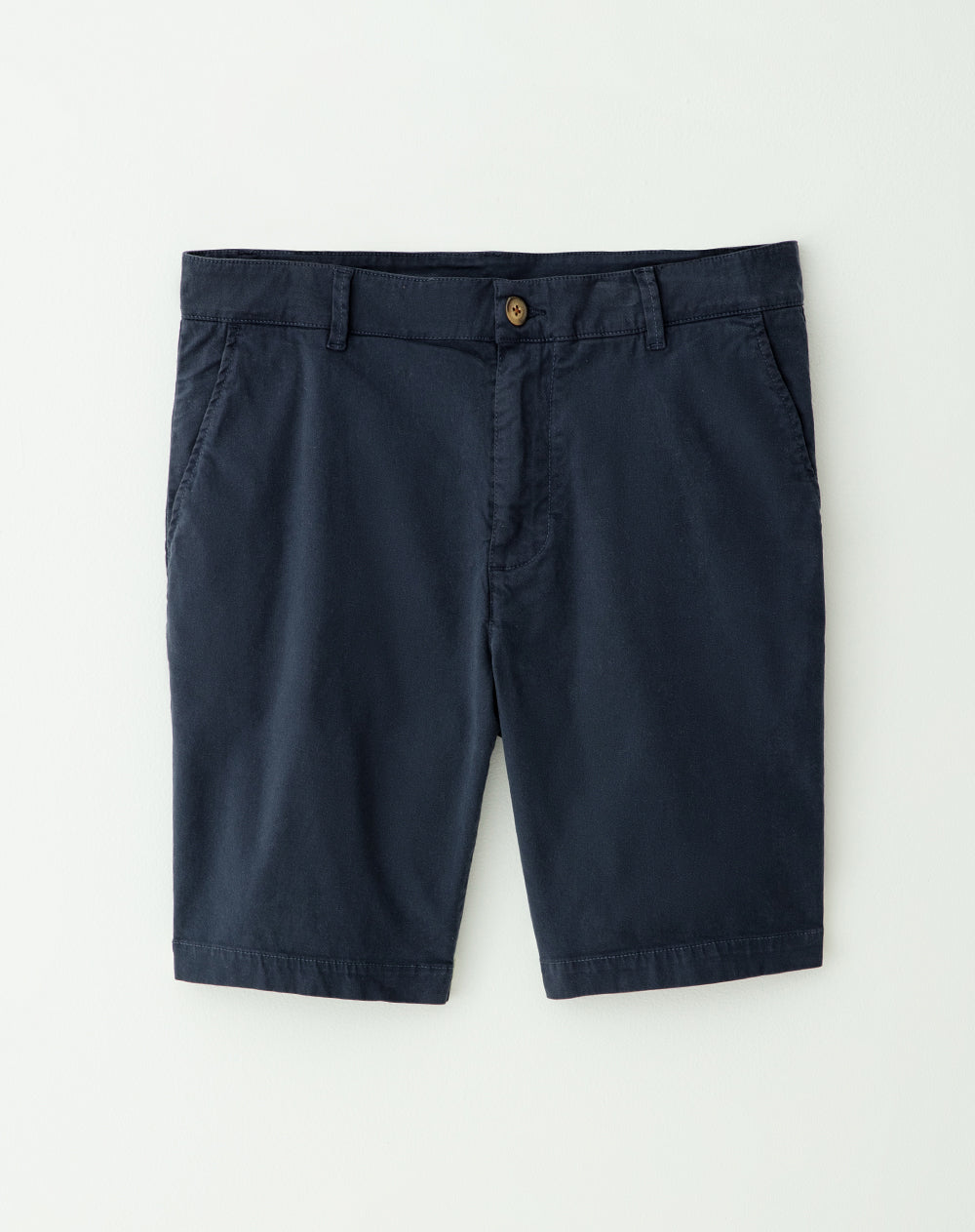 Bermuda regular fit en drill azul