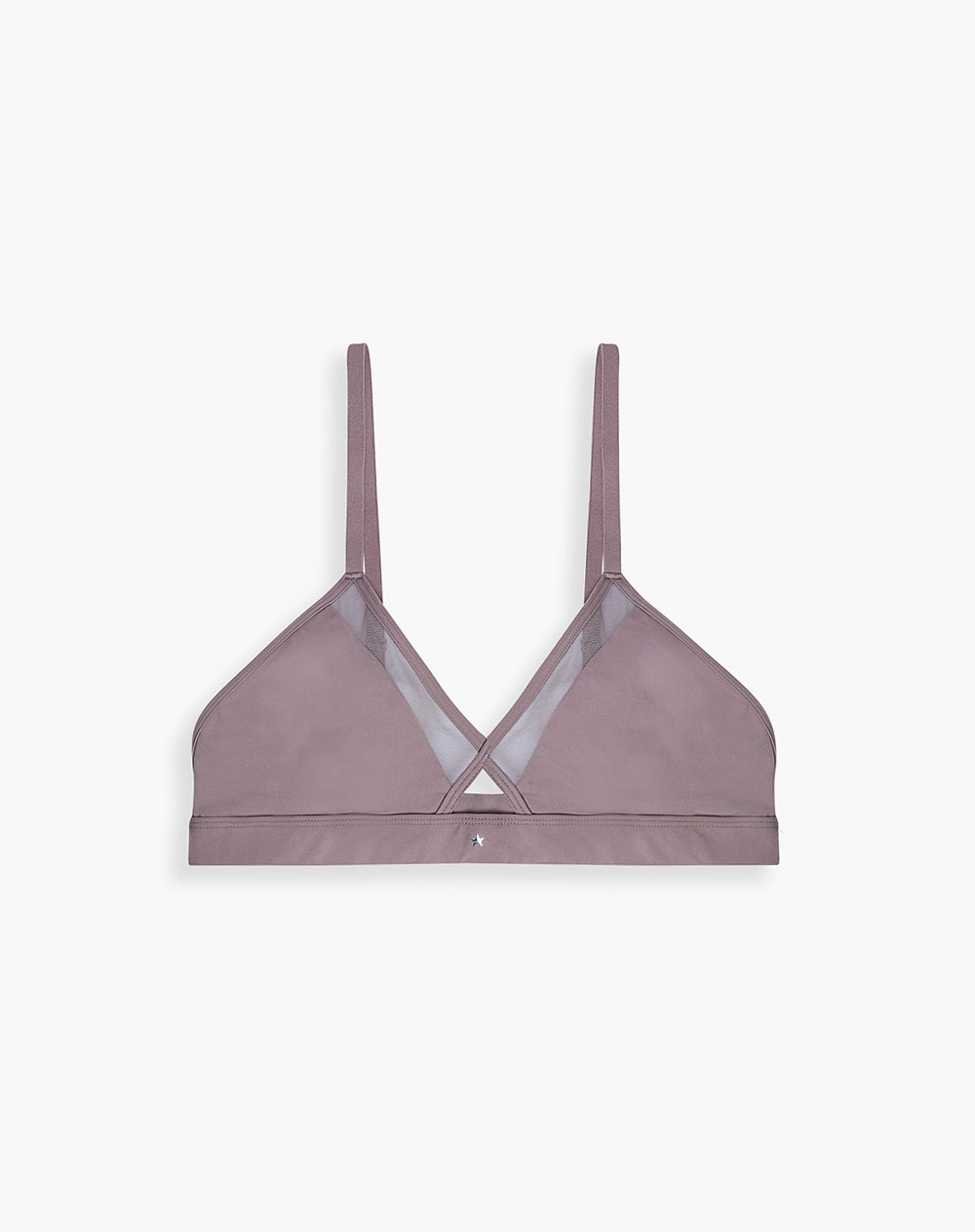 Top soporte medio microfibra café