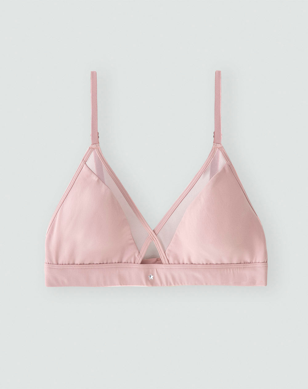 Top soporte bajo microfibra sin arco palo de rosa