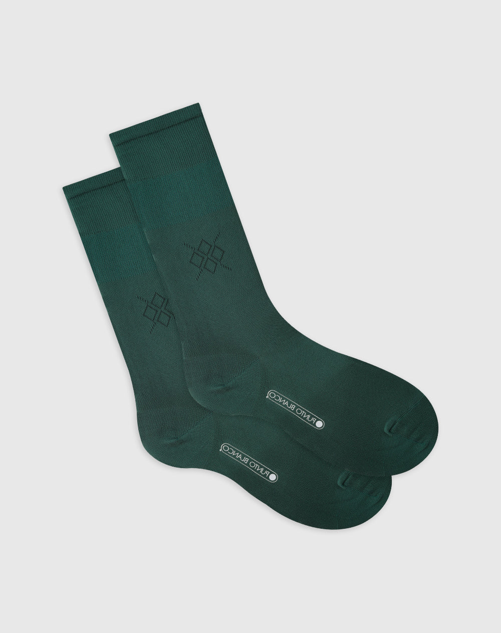 Medias para hombre largas microfibra verdes