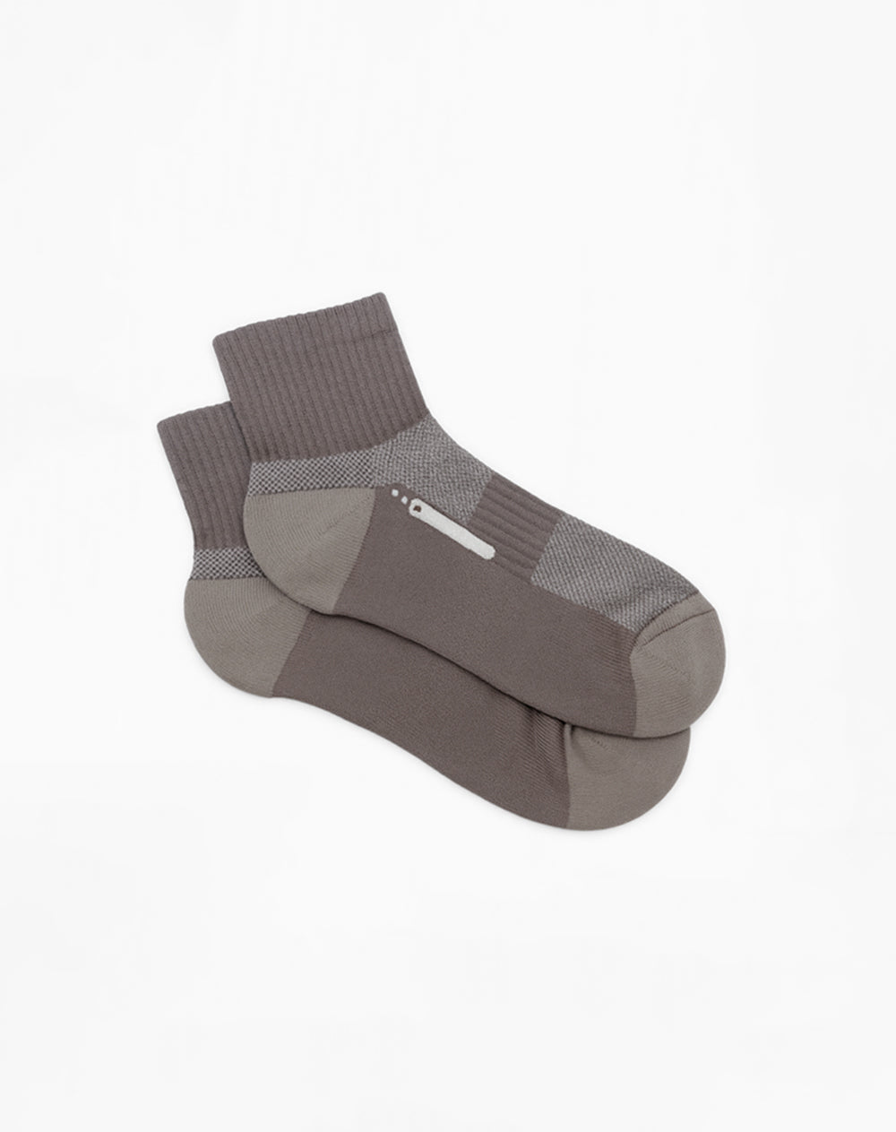 Medias deportivas mujer tobillera acolchada café