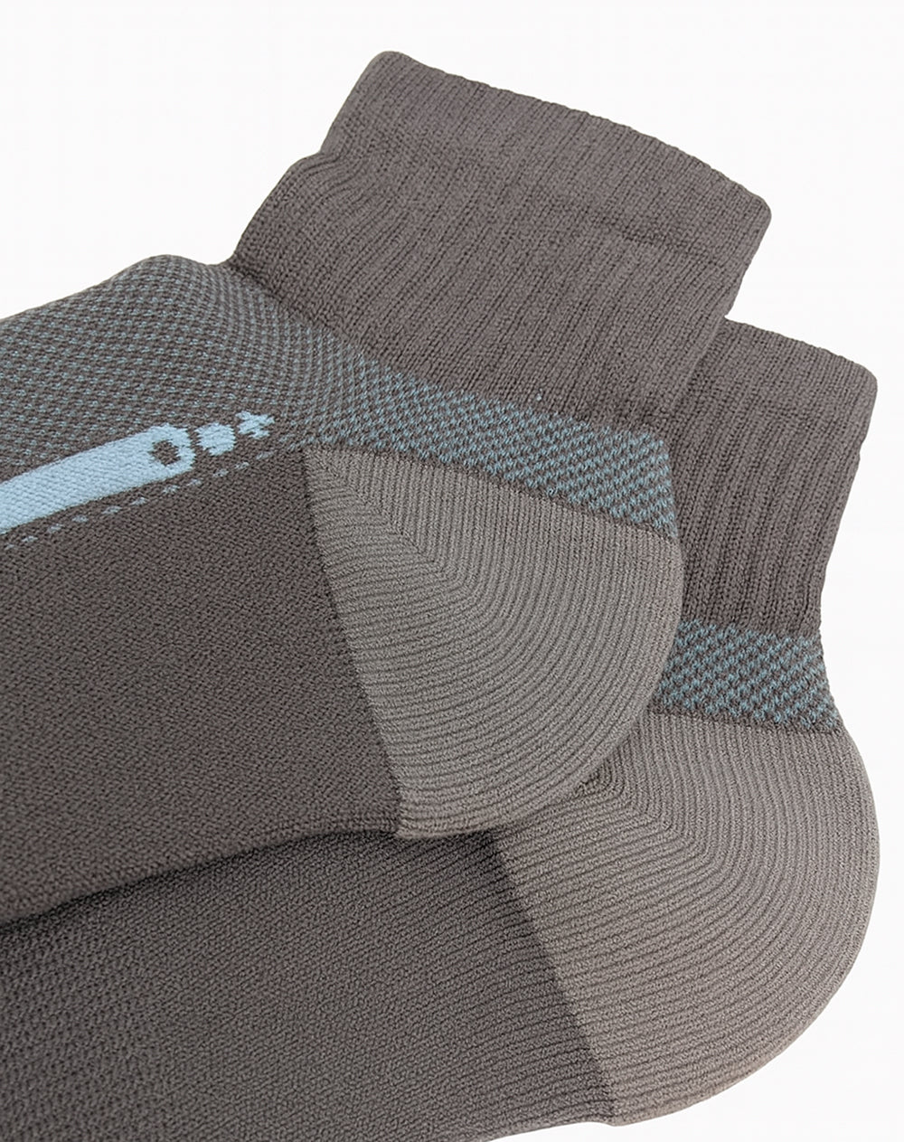 Medias deportivas mujer tobillera acolchada café