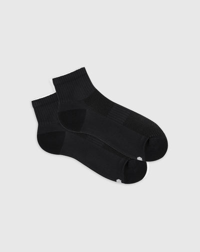 Medias para mujer tobilleras microfibra deportivas negras