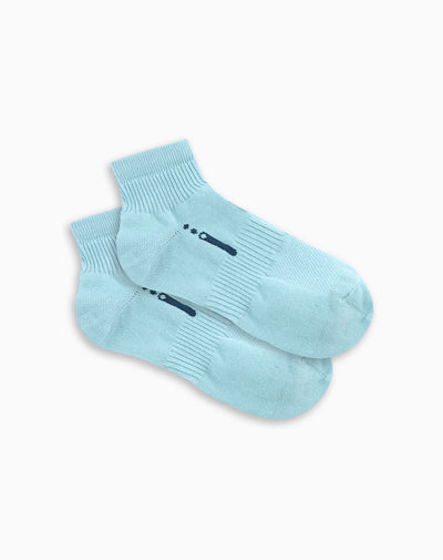 Medias deportivas mujer tobillera alcolchada azul