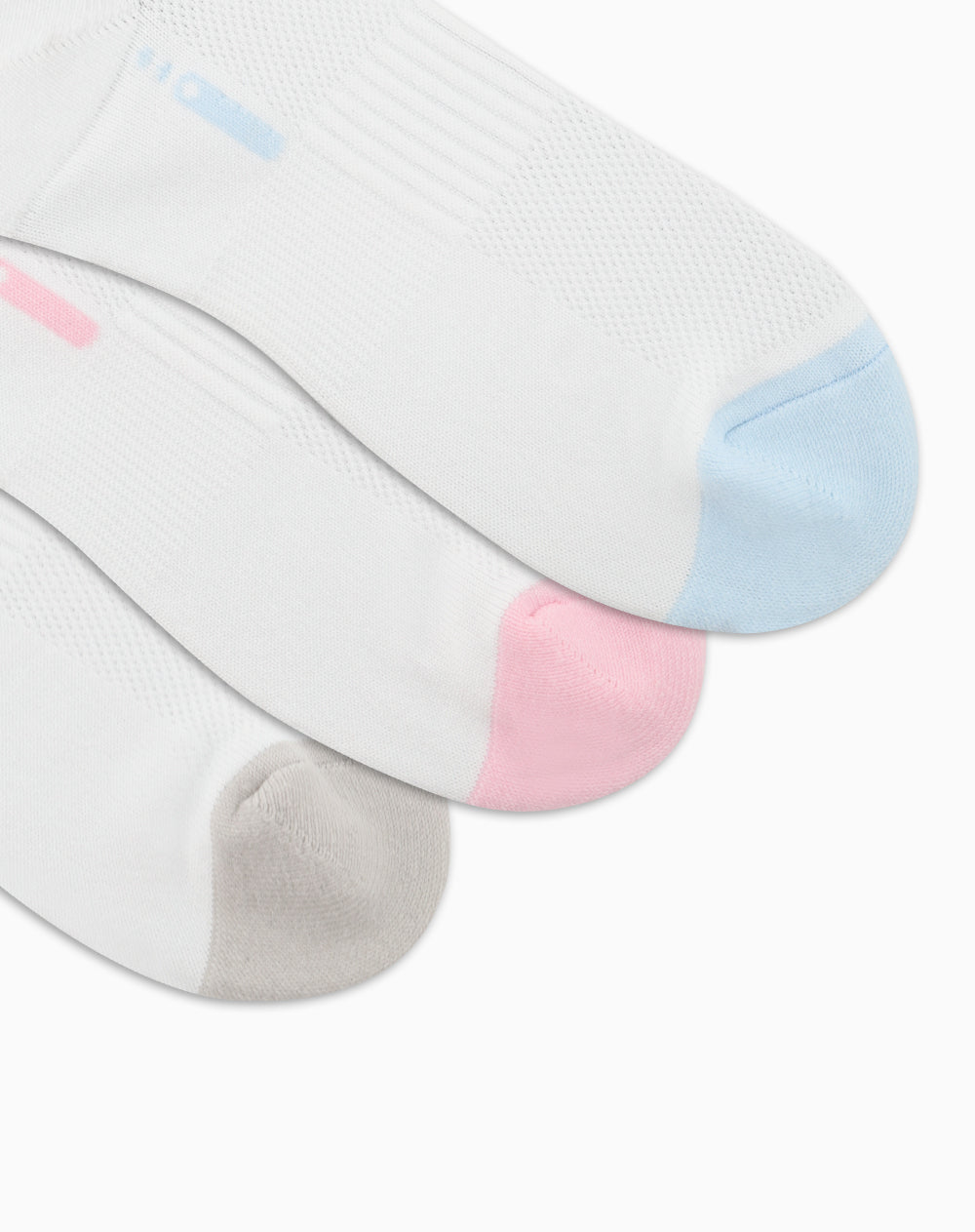 Medias deportivas mujer tobilleras pack x3 surtido