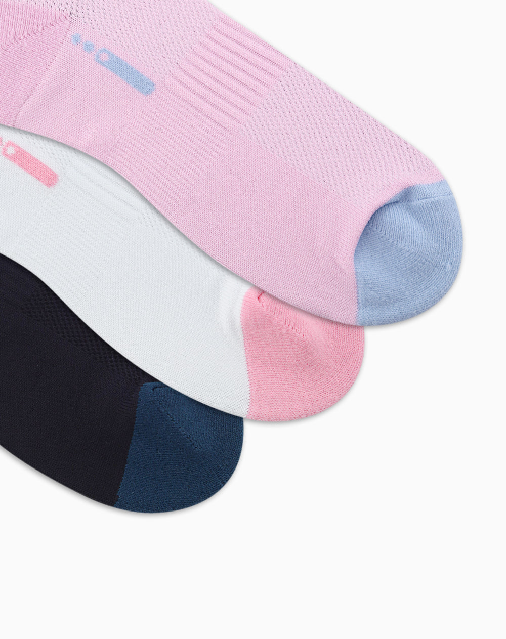 Medias deportivas mujer tobilleras pack x3 surtido