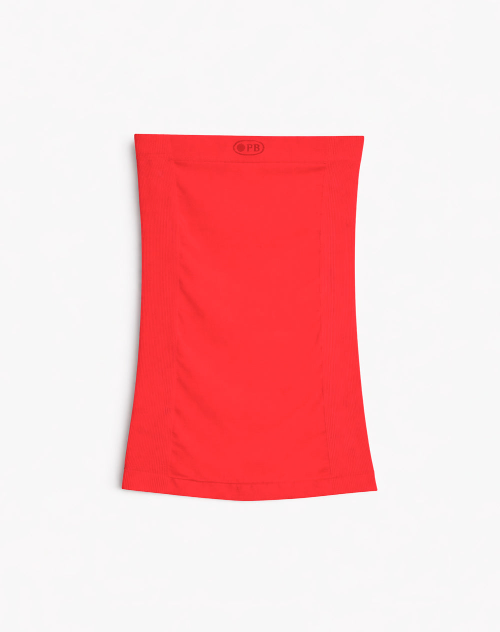 Cuello deportivo microfibra rojo unisex