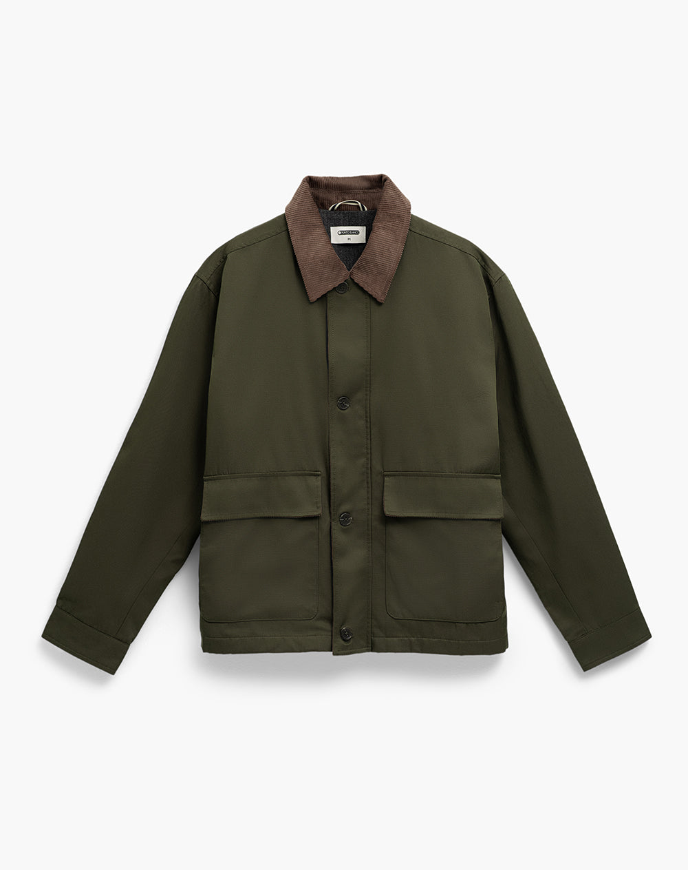 Chaqueta relaxed verde mujer