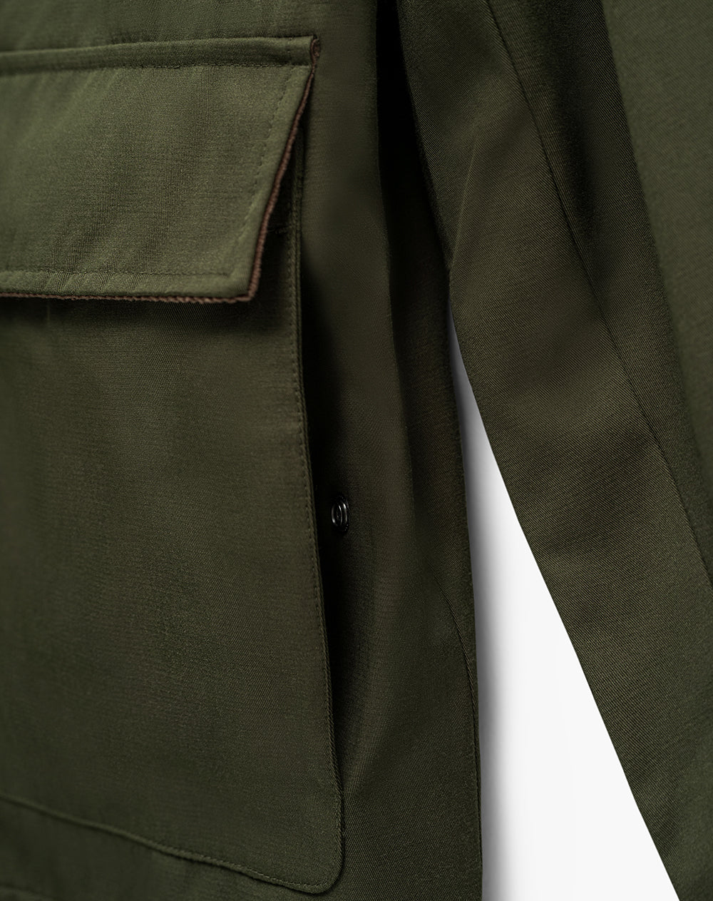 Chaqueta relaxed verde mujer