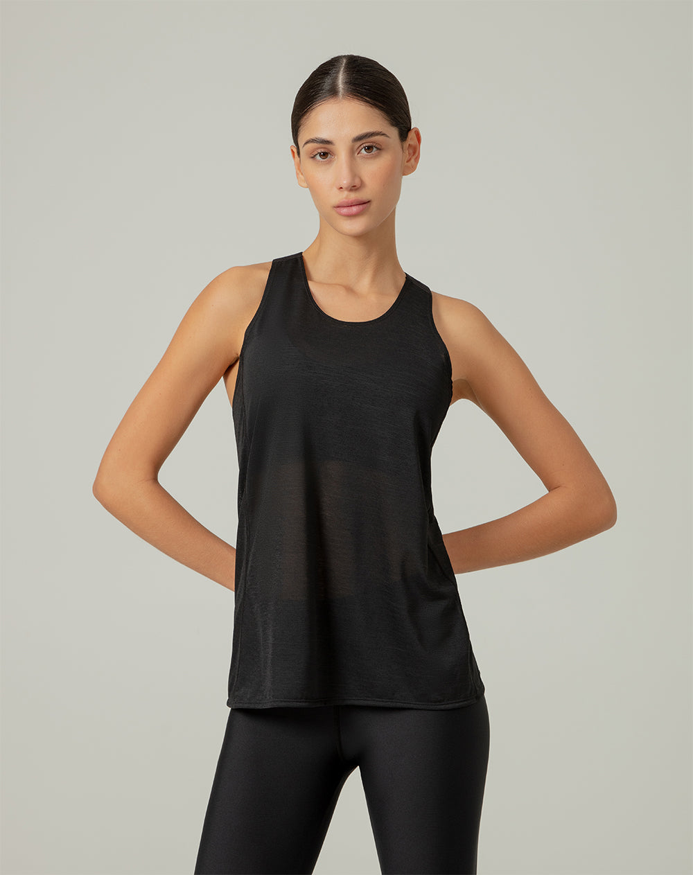 Camiseta esqueleto deportiva mujer control humedad negra