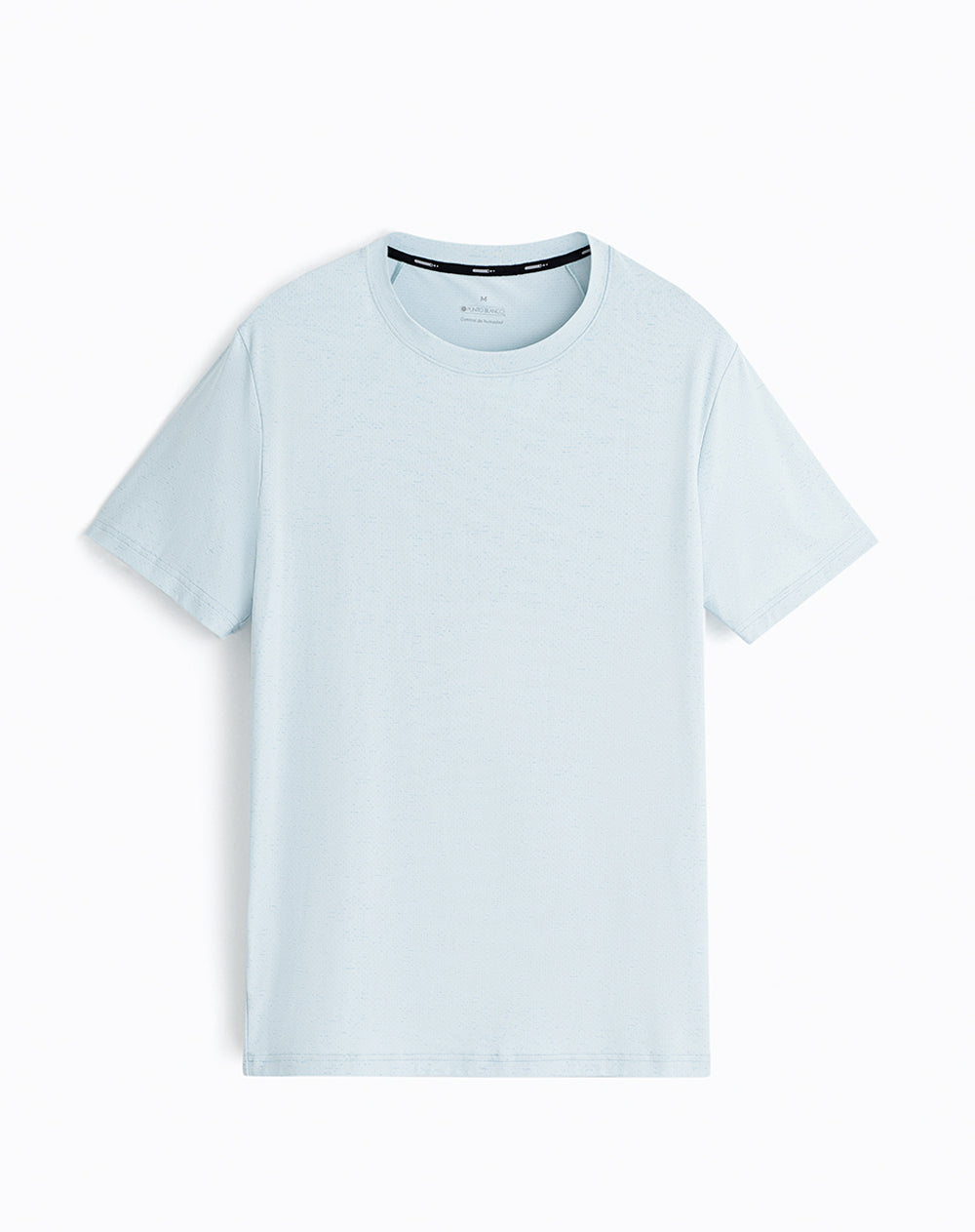 Camiseta deportiva control humedad azul hombre
