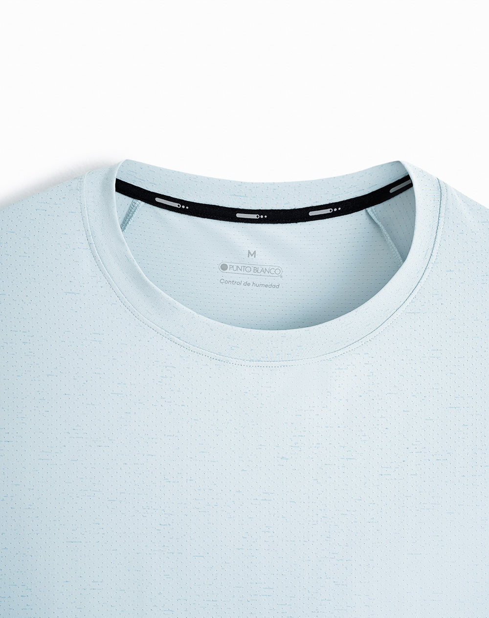 Camiseta deportiva hombre control humedas azul