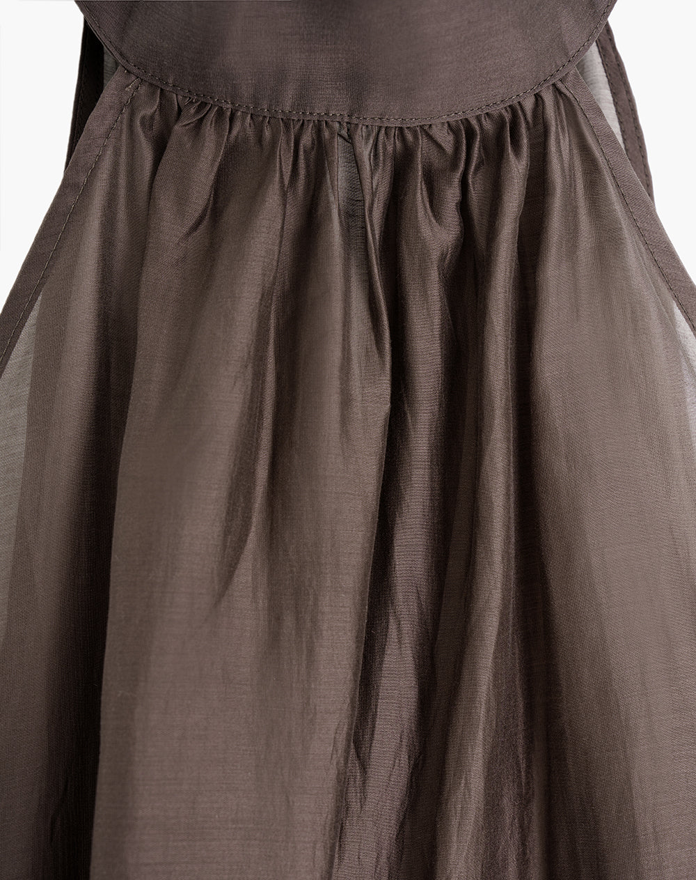 Camisa larga asimétrica cuello halter Ana Beliza