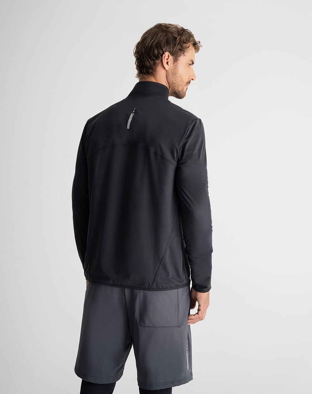 Buzo control humedad negro hombre
