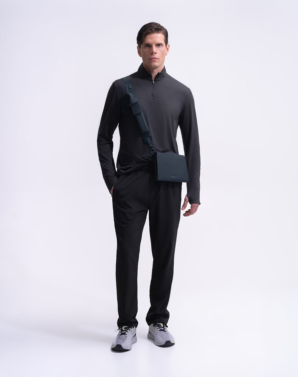 Camibuzo control humedad negro hombre