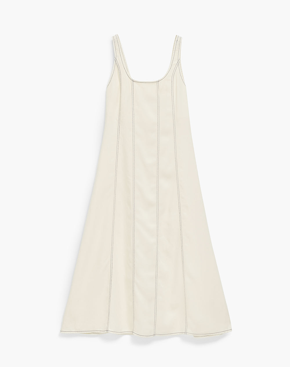 Vestido medio habano