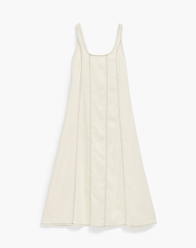 Vestido medio habano