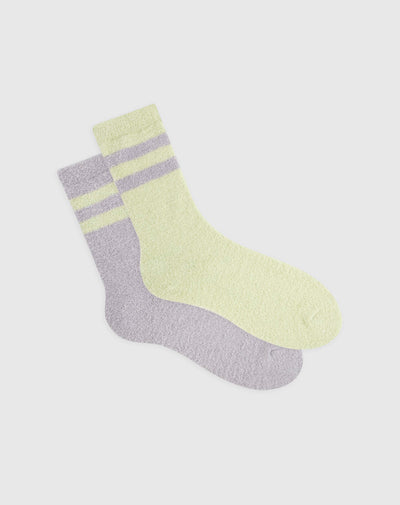 Medias mujer largas calentadoras pack x2unds surtidas