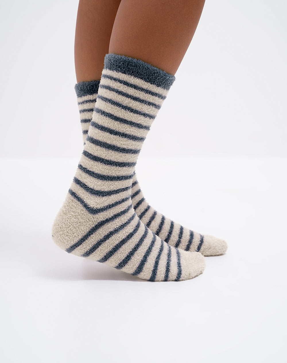 Medias mujer largas calentadoras pack x2 surtido