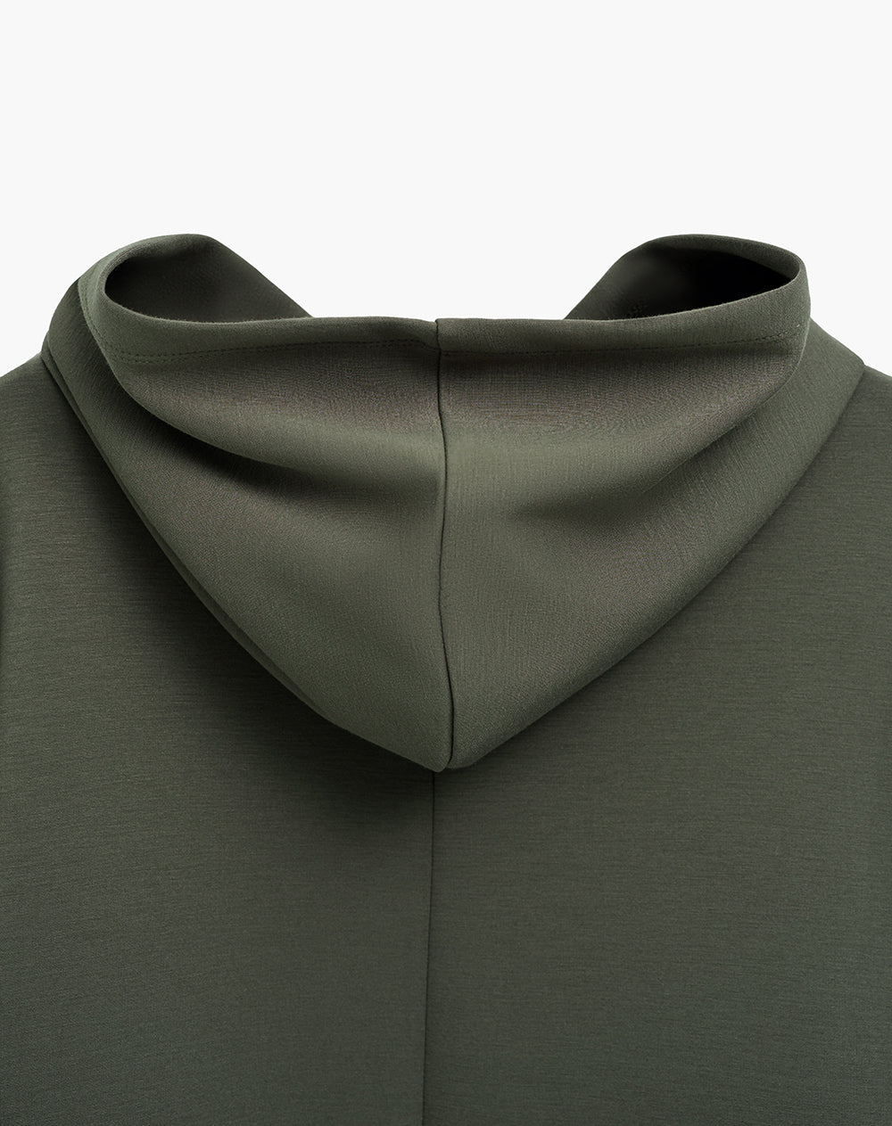 Buzo confort tipo hoddie tacto suave verde mujer