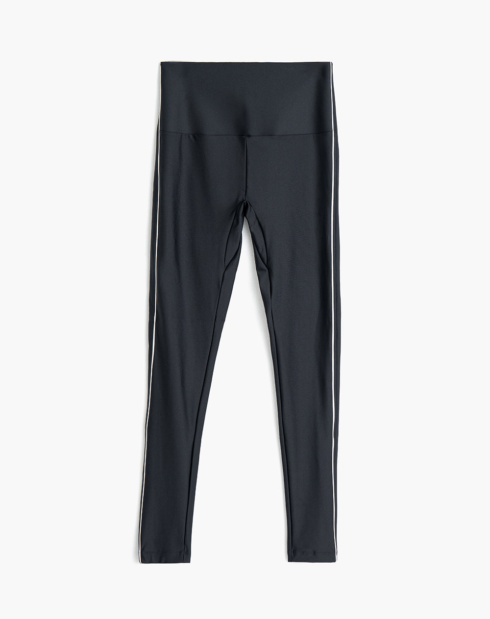 Legging deportivo tiro alto control abdomen negro mujer