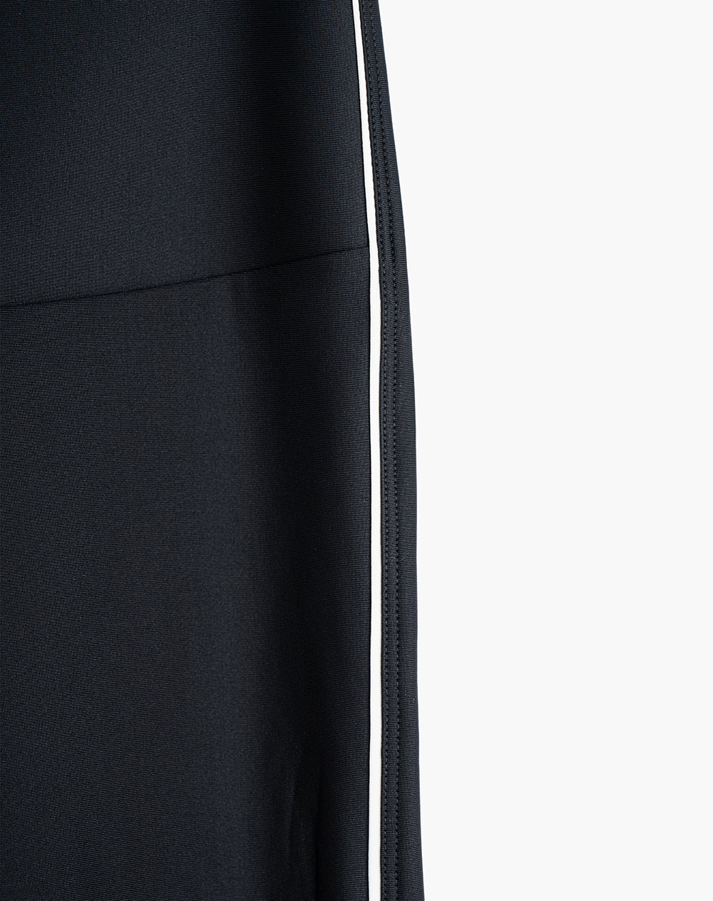 Legging deportivo tiro alto control abdomen negro mujer