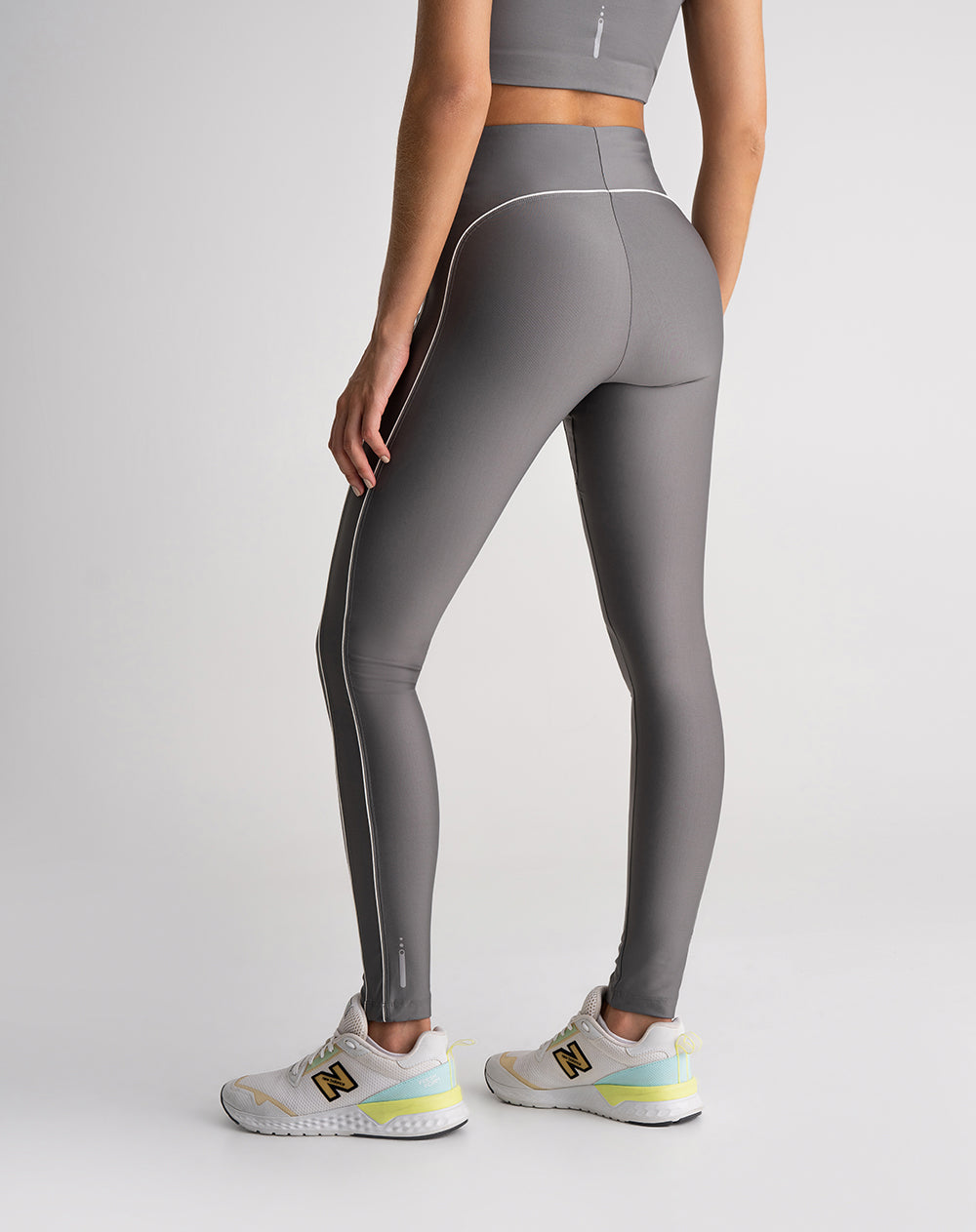 Legging deportivo control abdomen verde