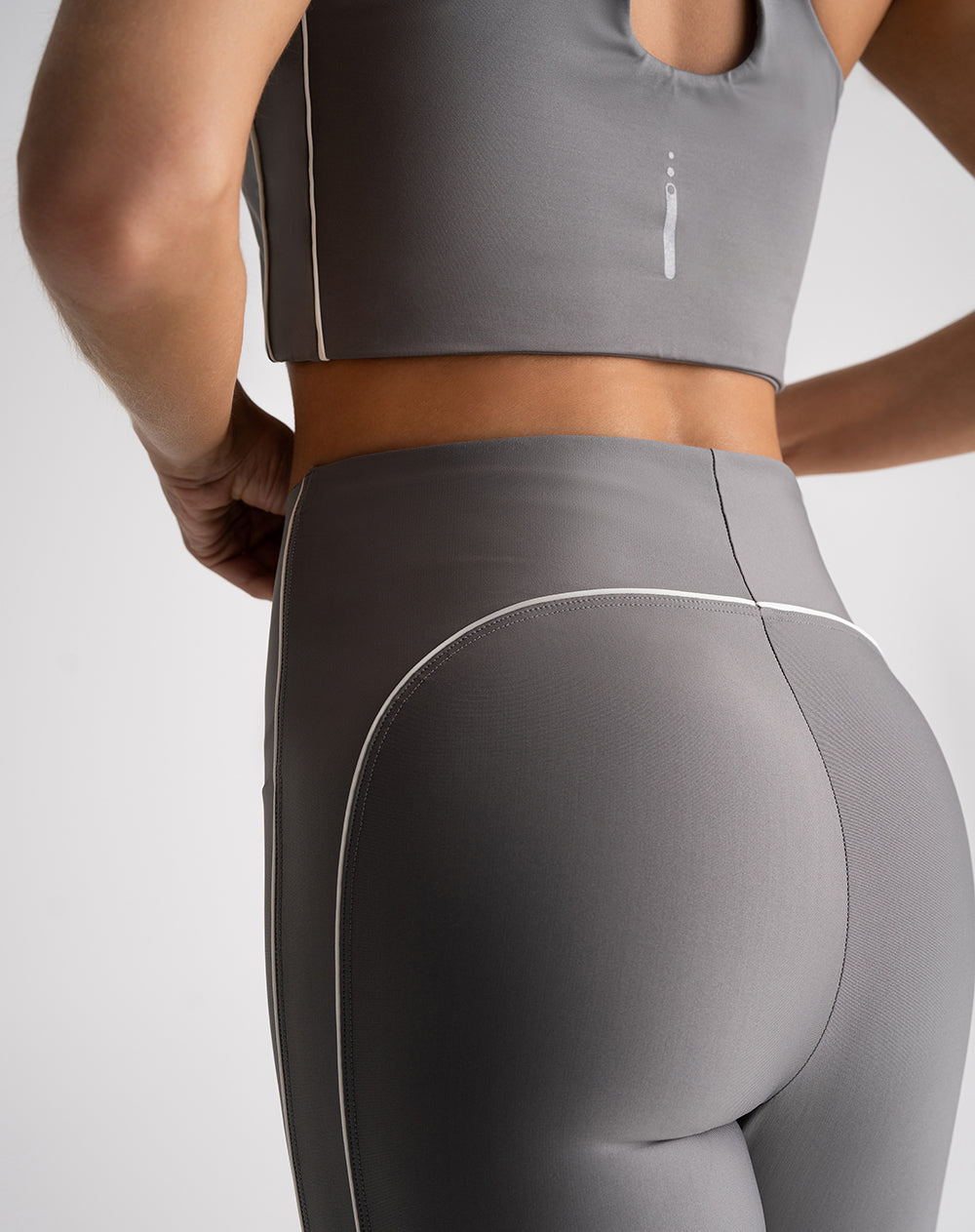 Legging deportivo control abdomen verde