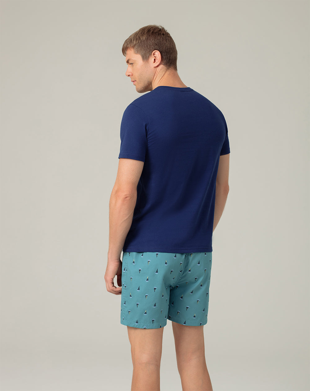 Pijama relaxed fit manga corta surtida