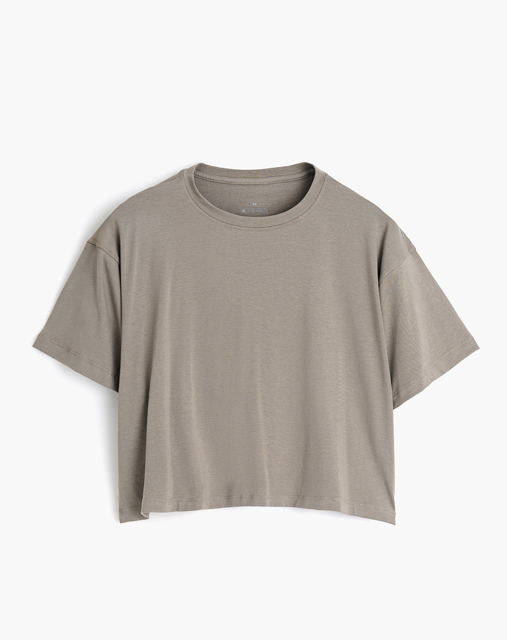 Camiseta deportiva tacto frío café mujer