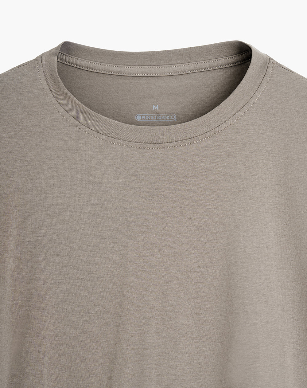 Camiseta deportiva tacto frío café mujer