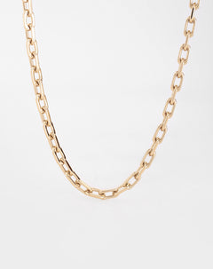 Collar dorado tipo cadena