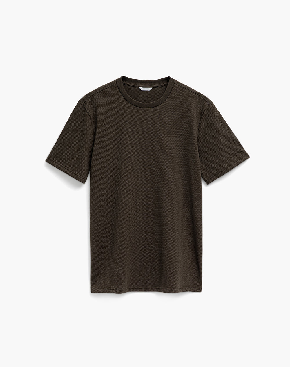 Camiseta en algodón sostenible café hombre