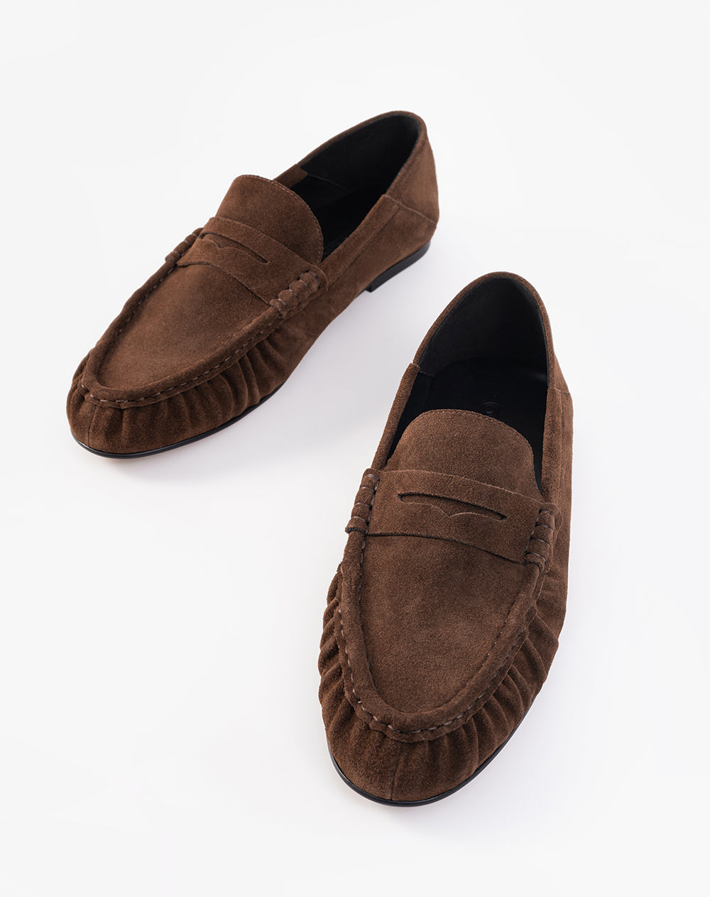 Zapatos loafer cafe