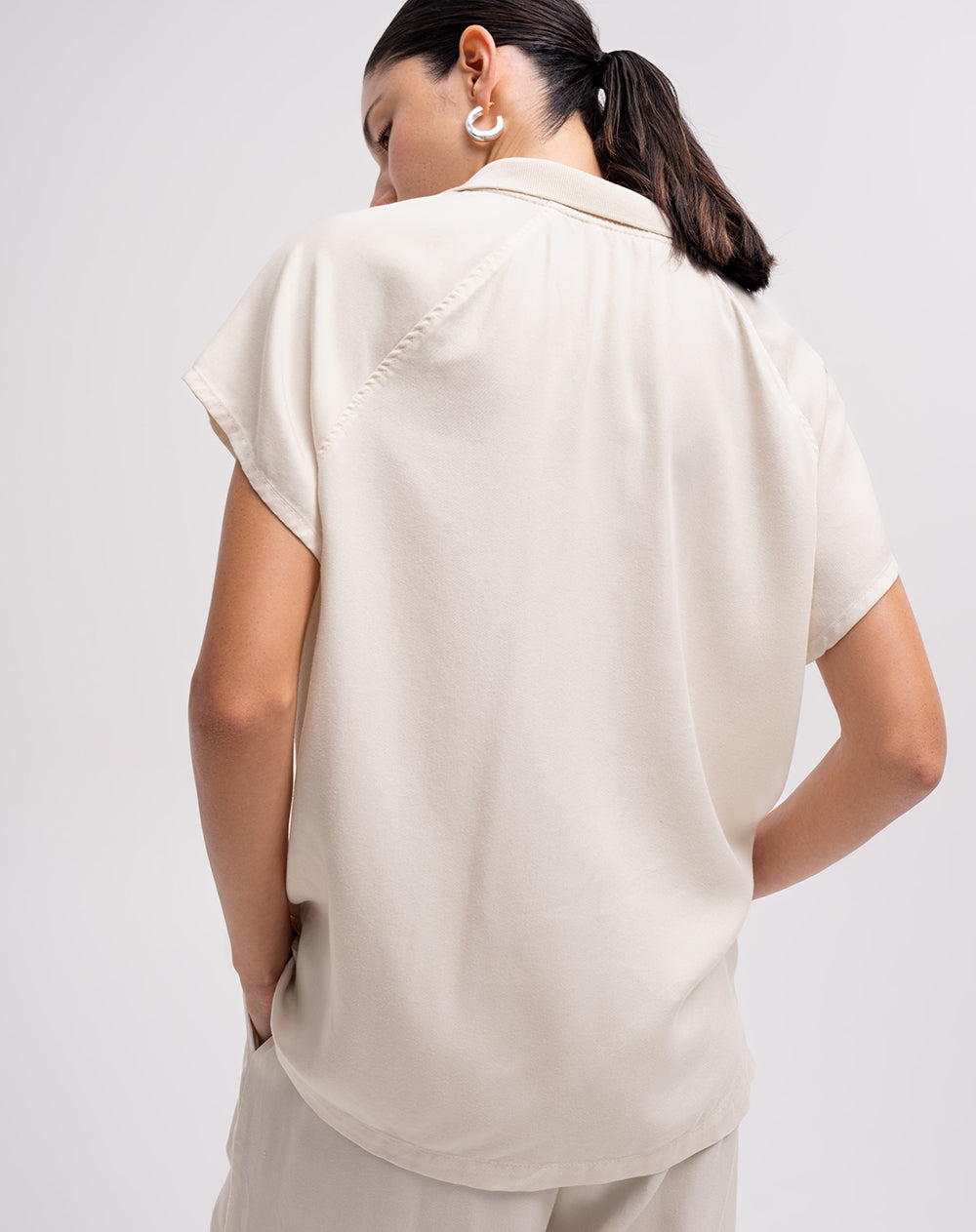 Polo confort habano mujer