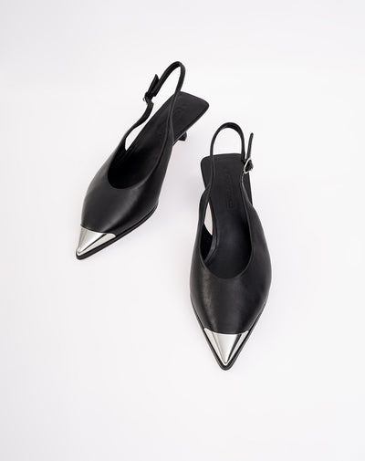 Zapatos tacon negro
