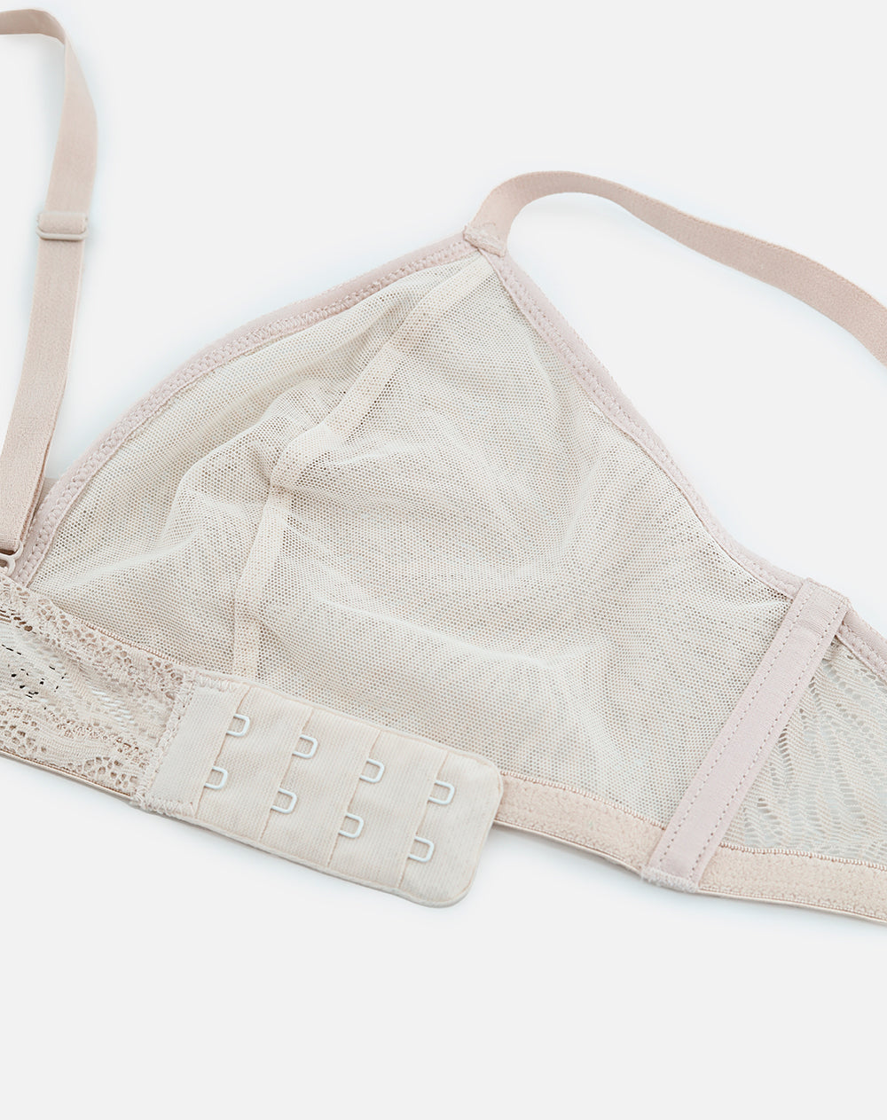 Top soporte medio encaje habano