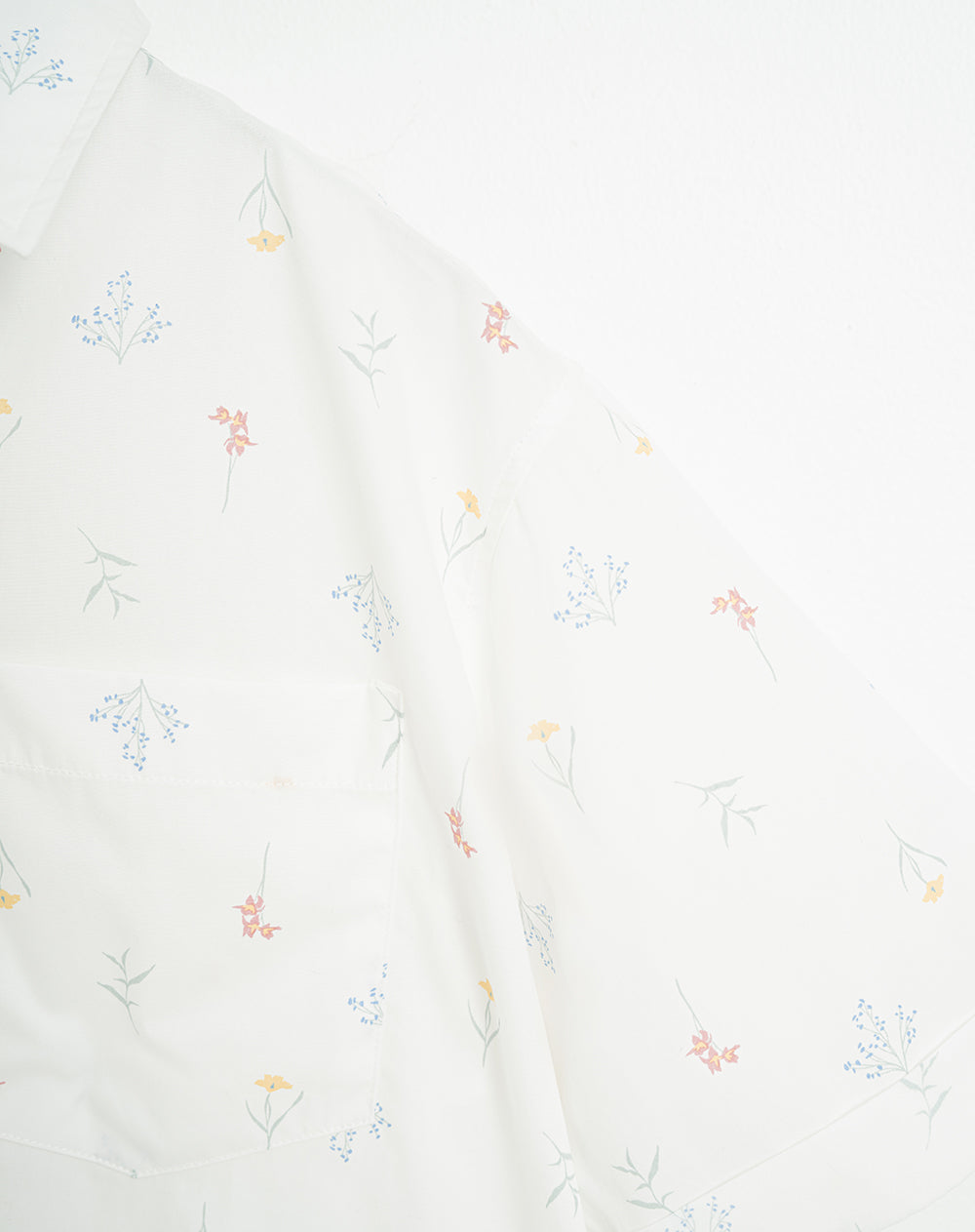 Camisa de pijama mujer algodón blanco estampado