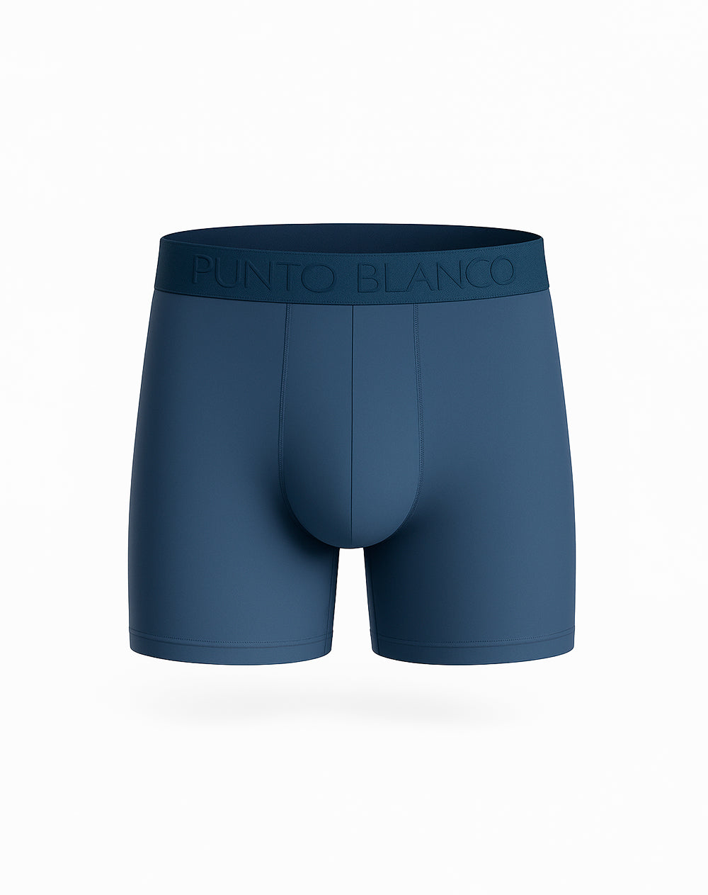 Bóxer deportivo largo microfibra azul