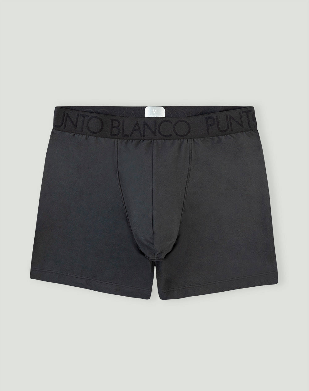 Bóxer deportivo medio microfibra copa amplia negro