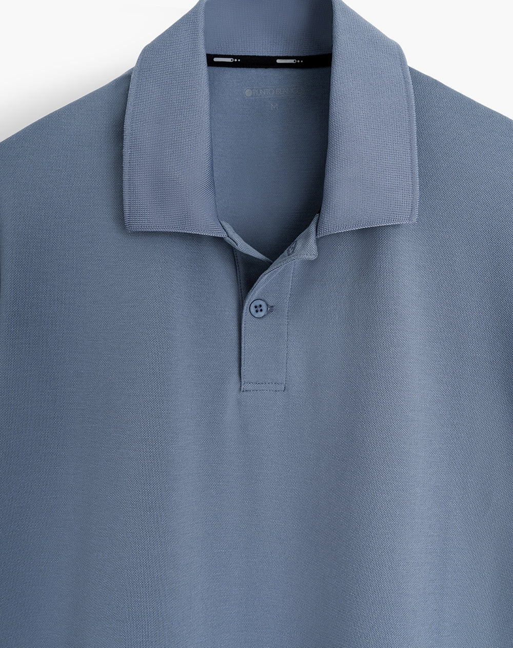 Polo regular algodón supima azul hombre