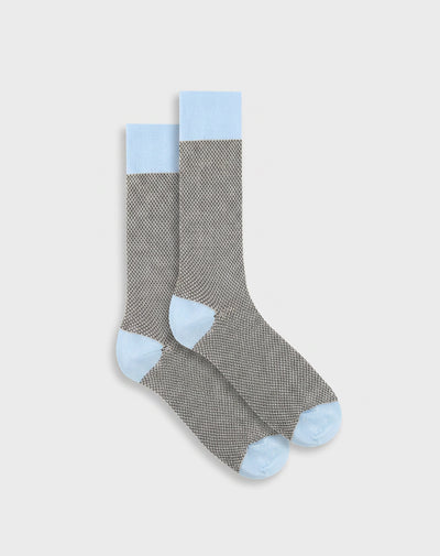 Medias casual  largas azules hombre