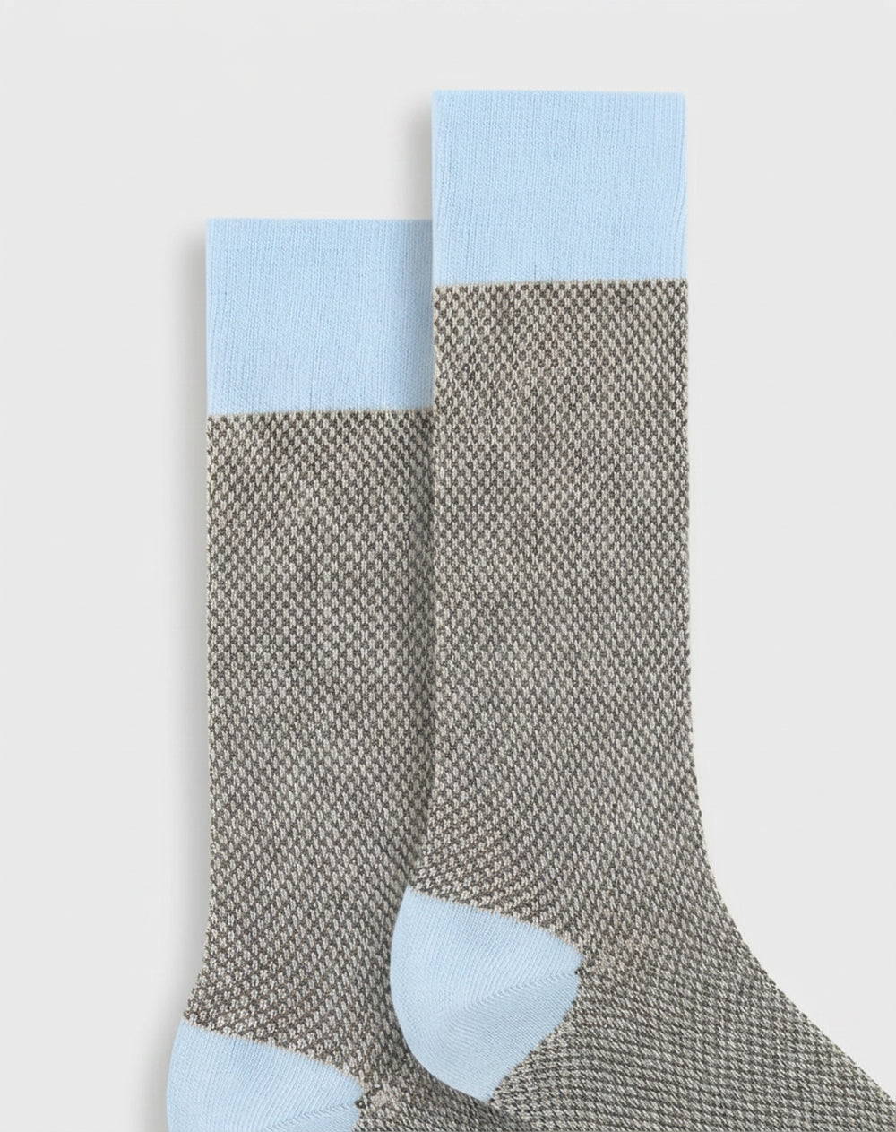 Medias casual  largas azules hombre