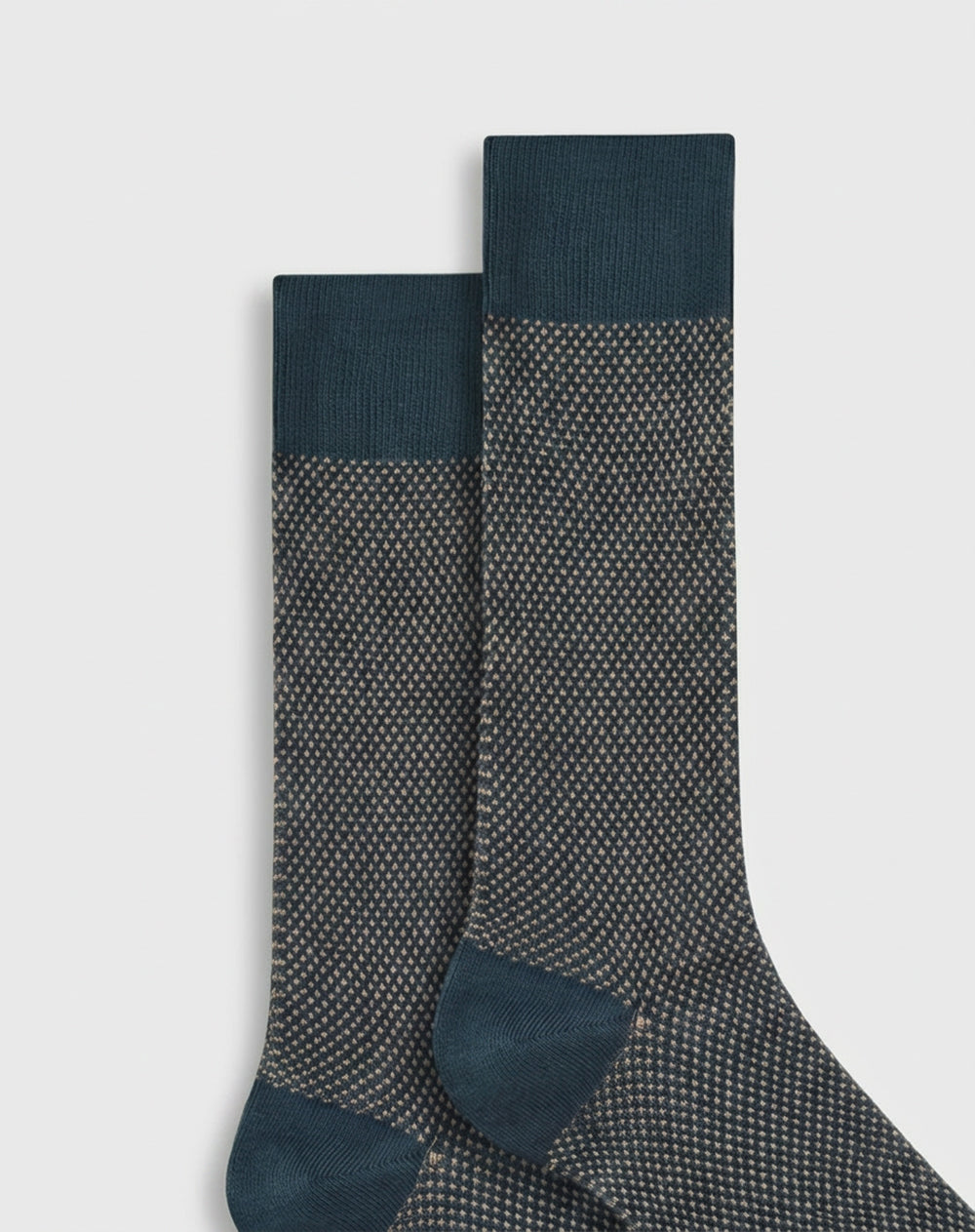 Medias casual  largas verdes hombre